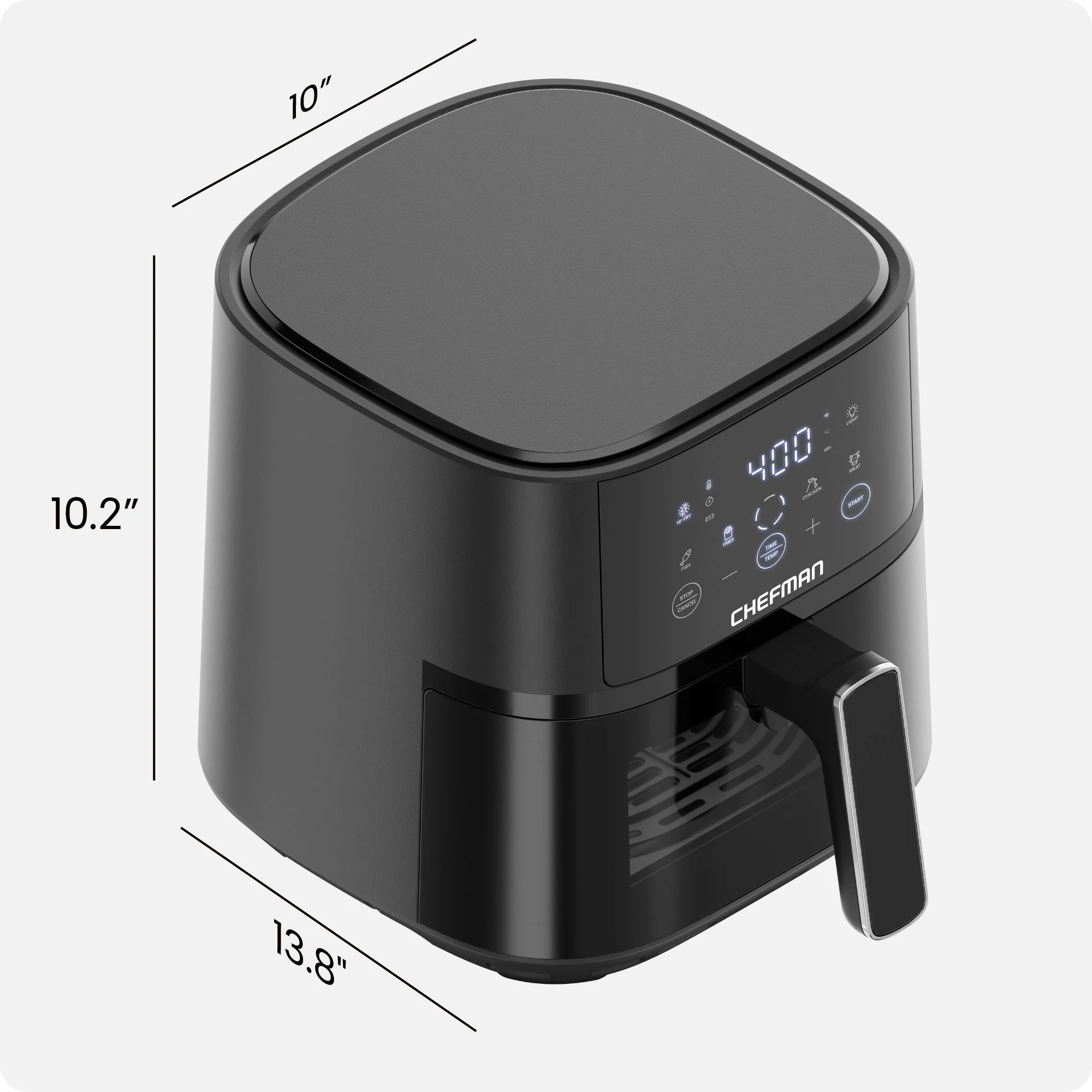 TurboFry Touch 4-Quart Easy-View Air Fryer
