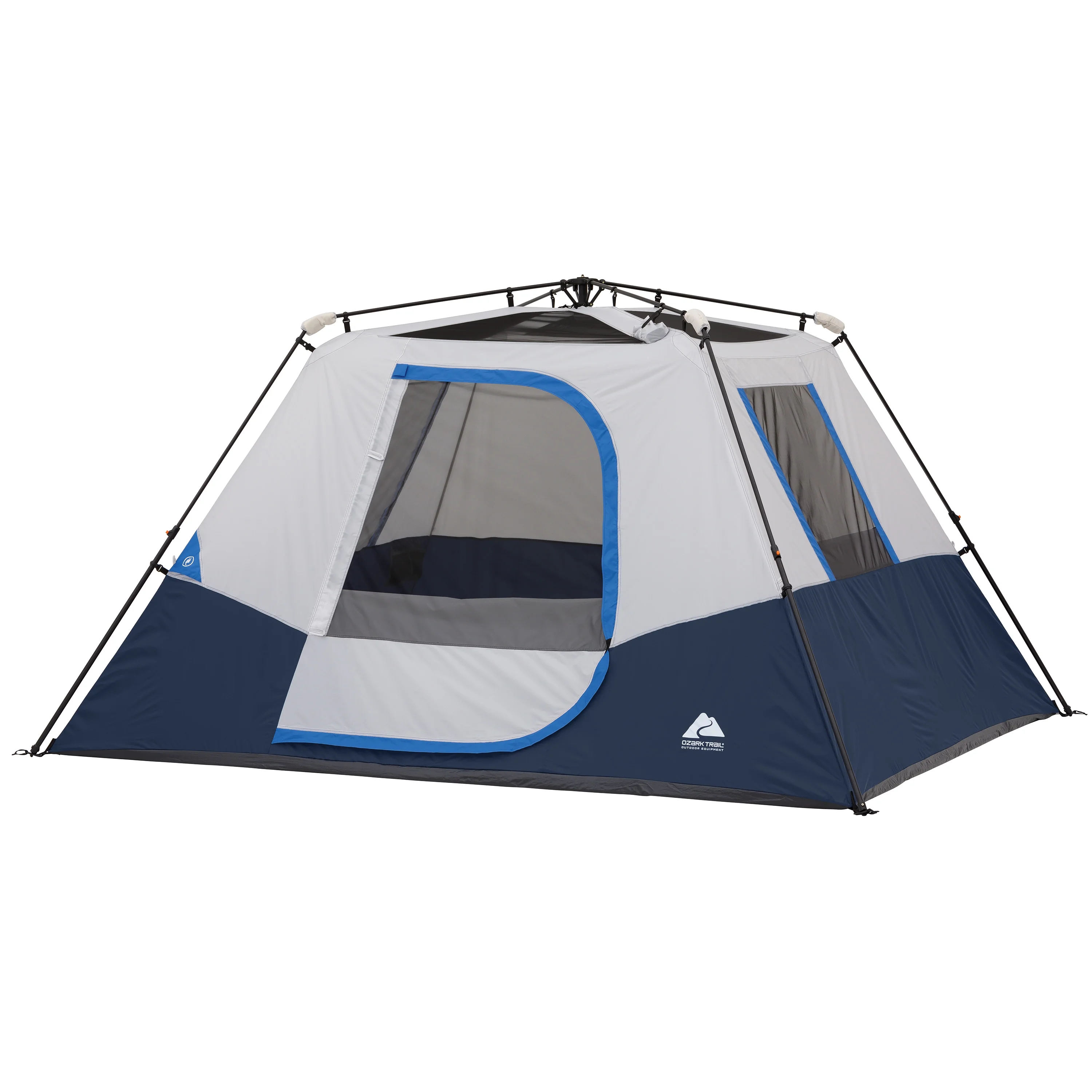 10�� x 9' 6-Person Instant Cabin Tent with LED Lighted Hub, 25 lbs(Gray) - Image 3
