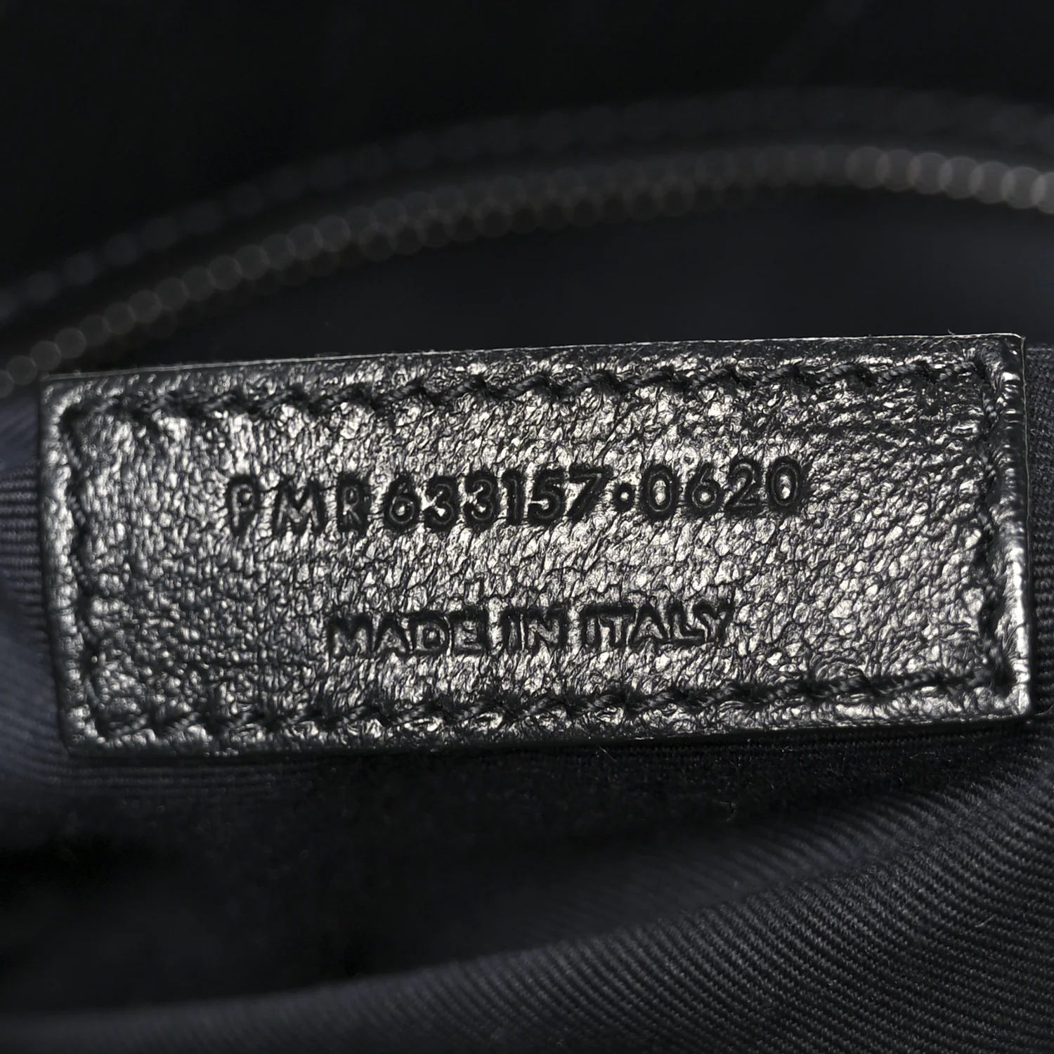 Crinkled Calfskin Matelasse Monogram Large Niki Chain Satchel Black