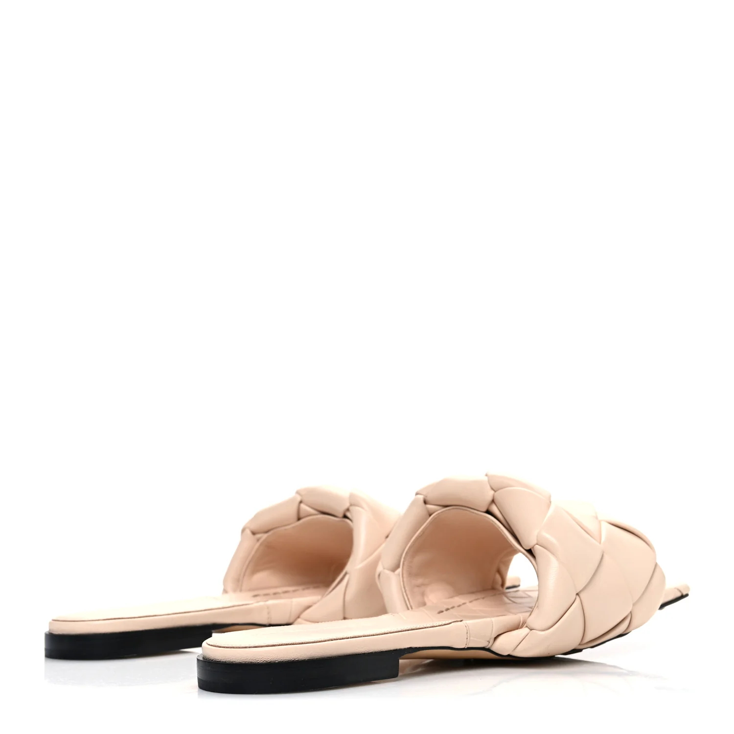 Nappa Maxi Intrecciato Lido Flat Sandals 40 Bandage