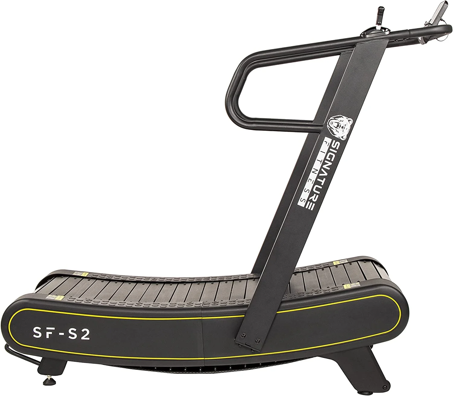 Signature Fitness SF - S2 Sprint Demon - Motorless Curved Sprint Treadmill with Adjustable Levels of Resistance - 300 lb Capacity