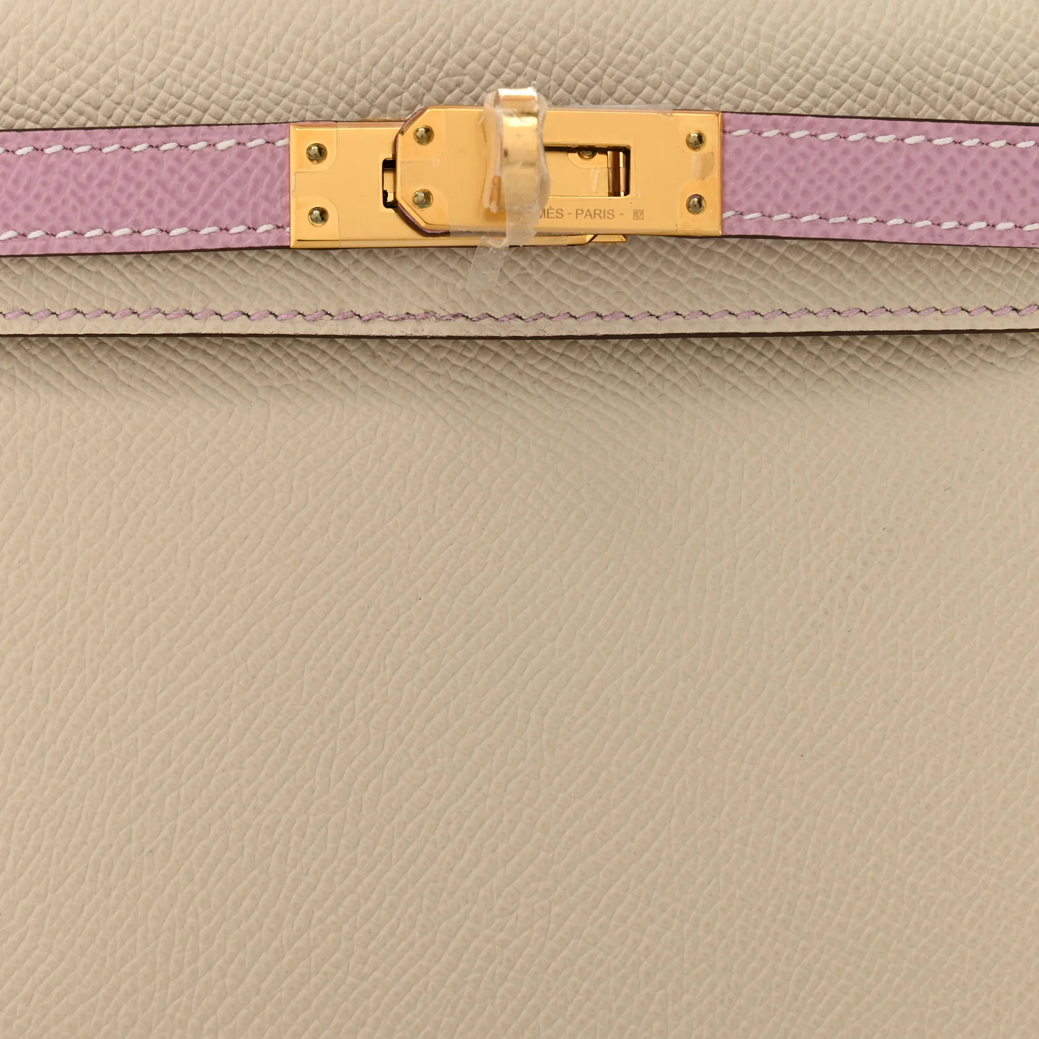 Epsom Horseshoe Mini Kelly Sellier 20 Craie Mauve Sylvestre