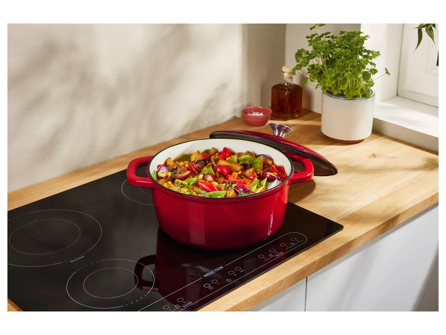 SILVERCREST Faitout en fonte Premium, 28 cm