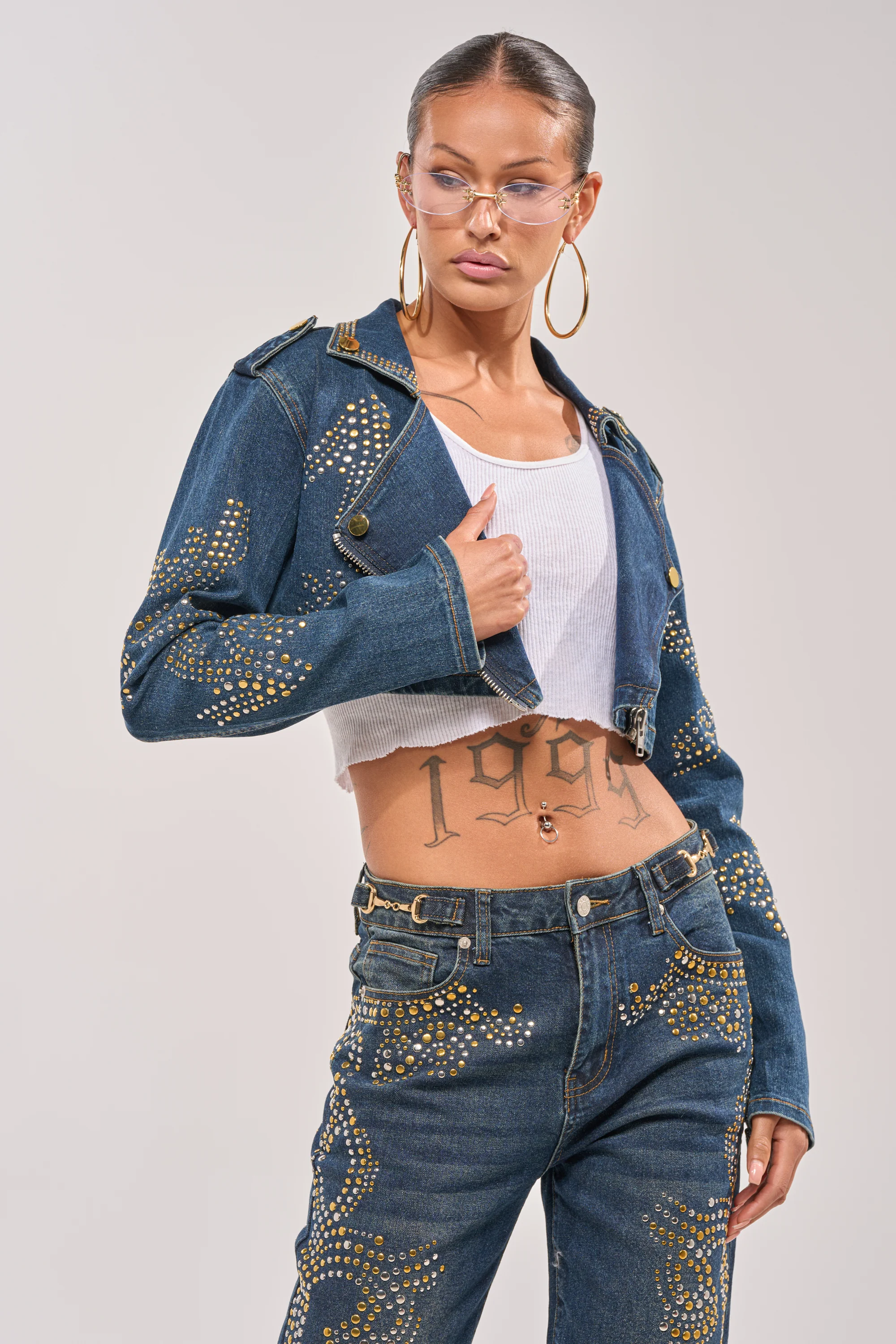 OFF TO THE RODEO CROPPED MOTO - Akira Store