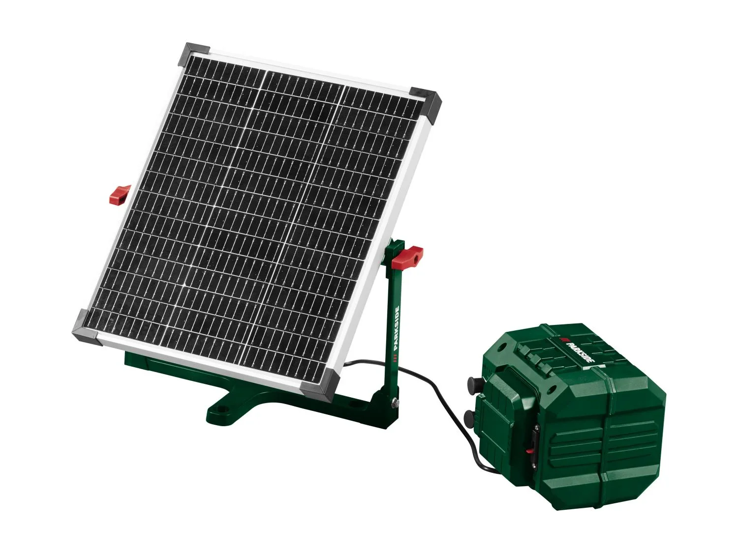 PARKSIDE Station de recharge solaire sans fil pour tondeuse robot PASLM 25 A1, 20 V