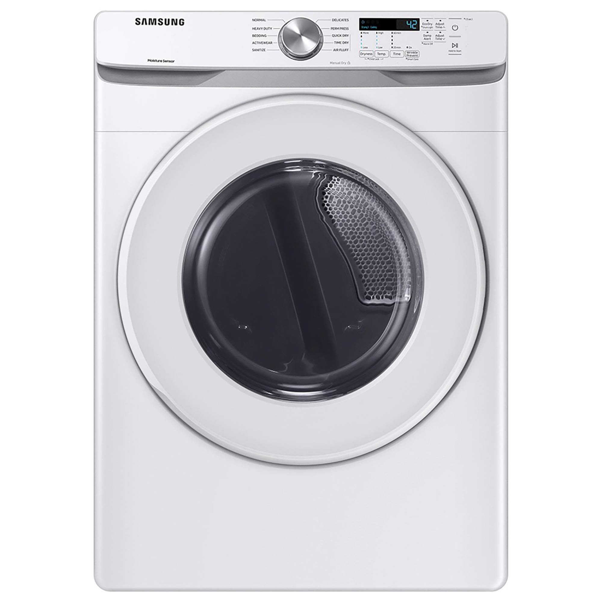 Samsung 7.5 Cu. ft. White Electric Dryer with Sensor Dry