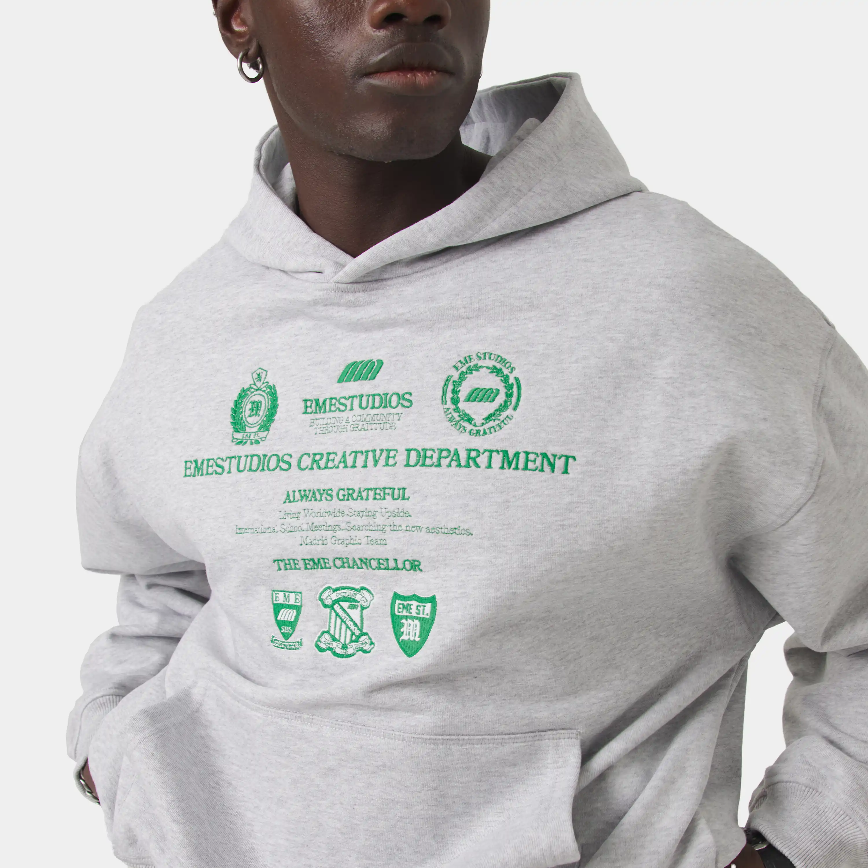 Chancellor Grey Oversized Hoodie