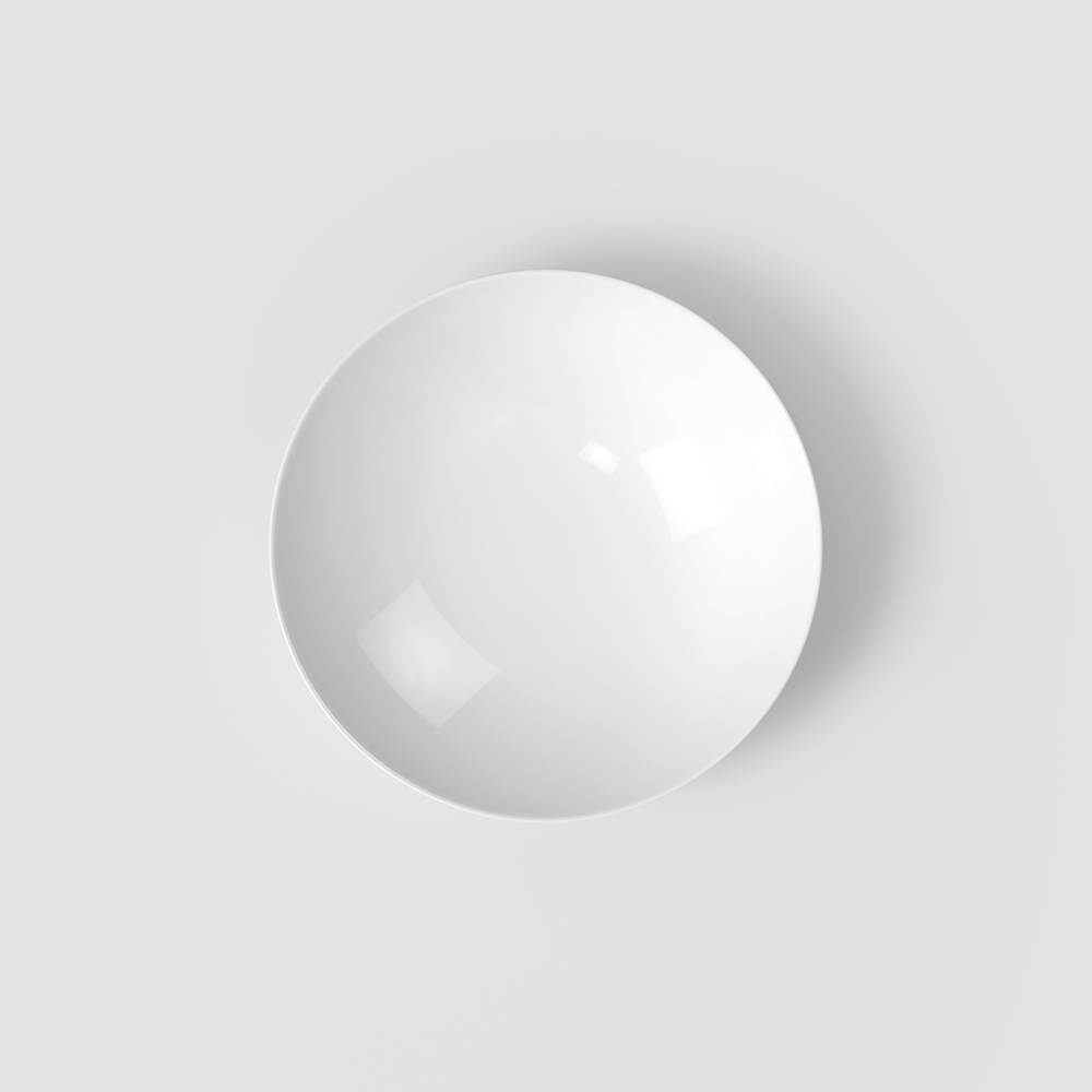 MetroChic Soup bowl - White, 8.7'', Premium Bone Porcelain