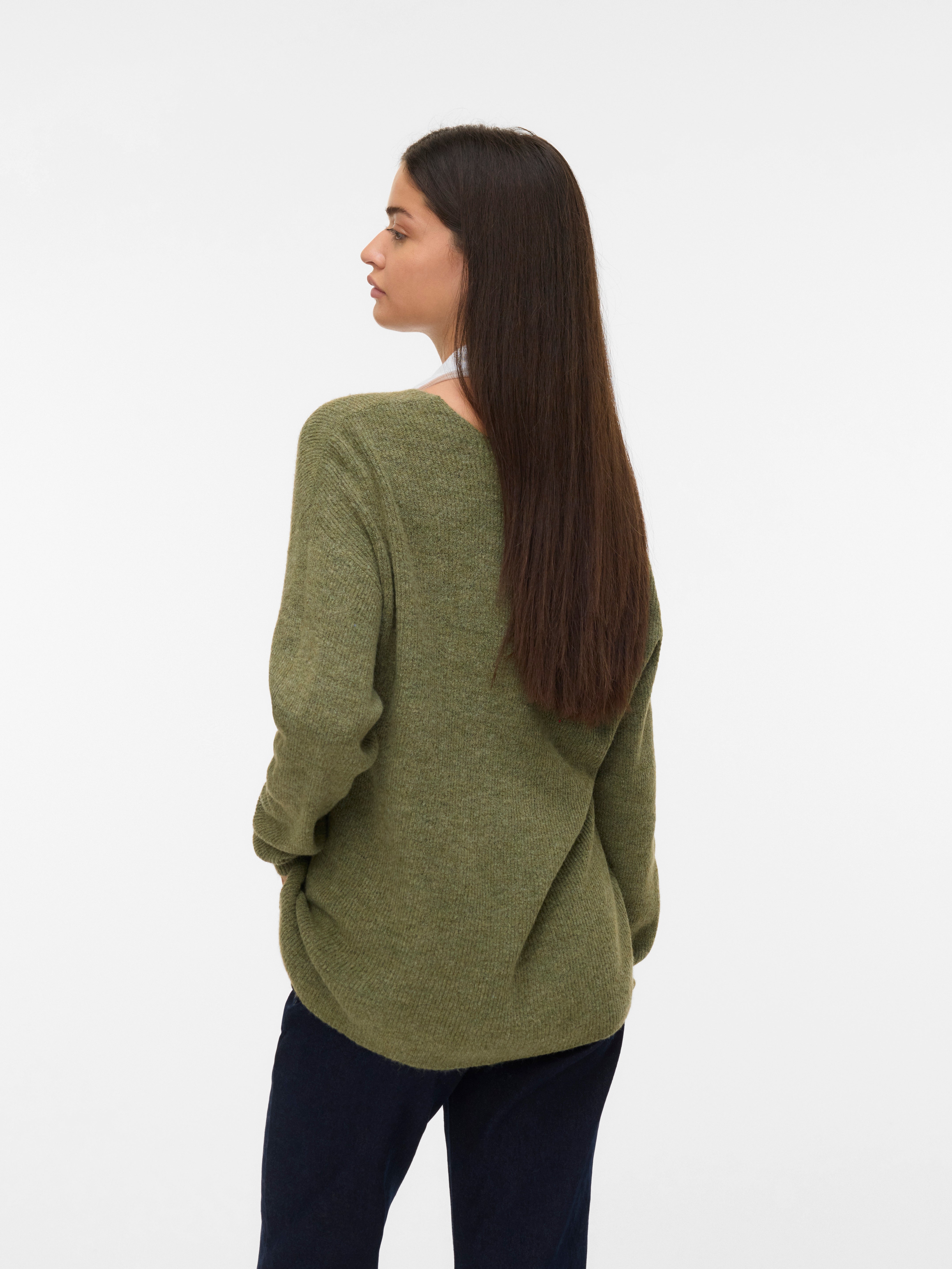 VERO MODA® VMCREWLEFILE Knitted pullover