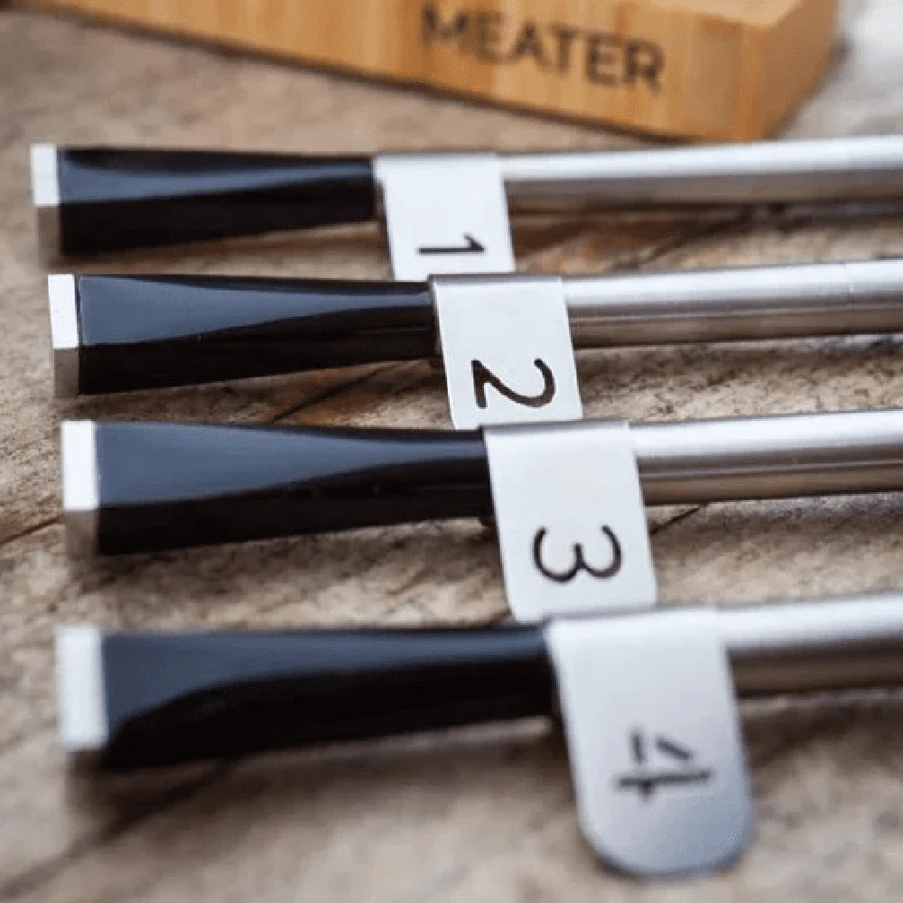 MEATER Block: 4-Probe 165ft Wireless Connection Premium WiFi Smart Meat Thermometer | for BBQ, Oven, Grill, Kitchen, Smoker, Rotisserie, Digital Display
