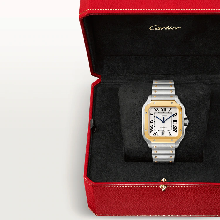 [Super Clone]SANTOS Gold Mix 39mm