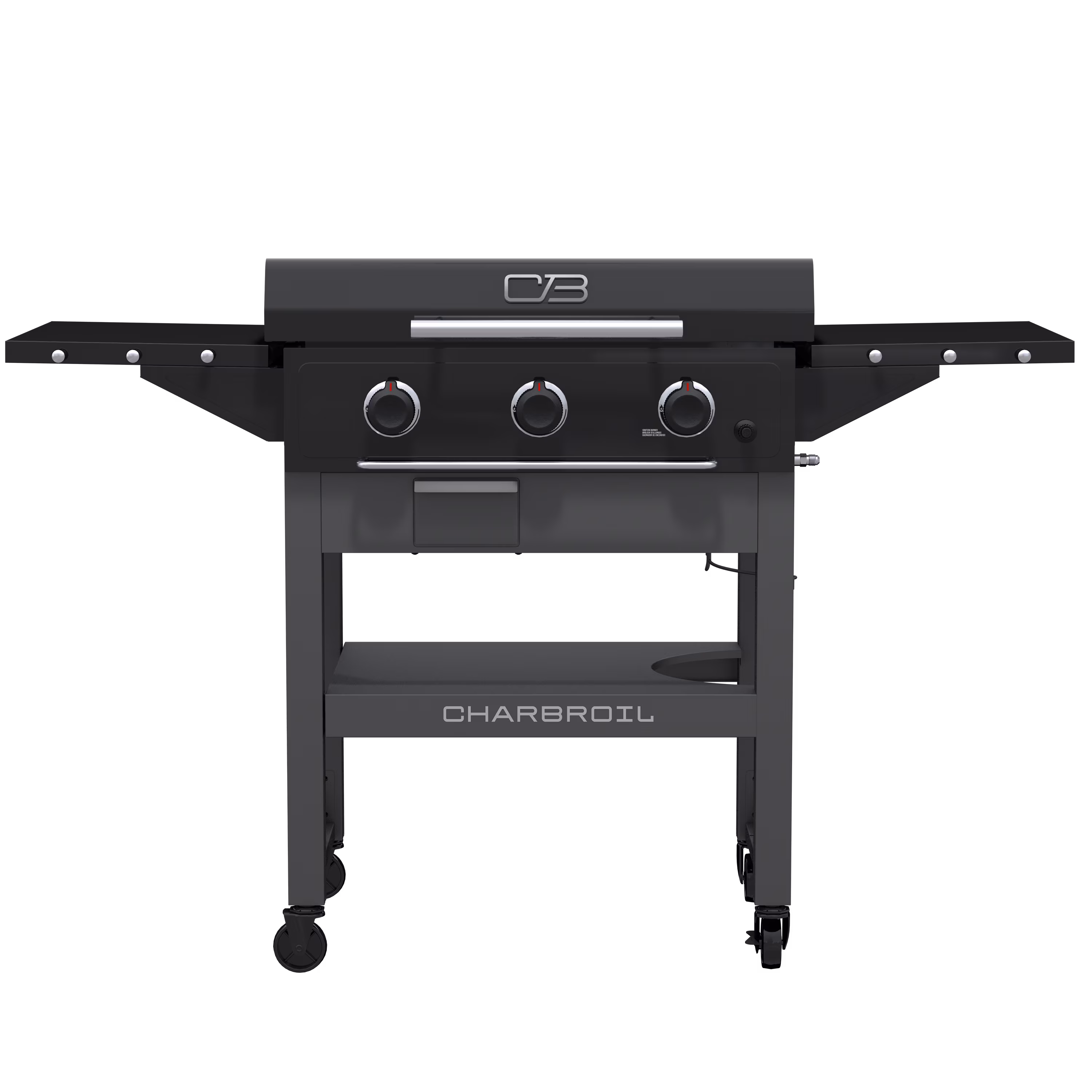 28" XL Performance Series? Propane Gas Griddle with Cart 3 Burner Flat Top Grill
