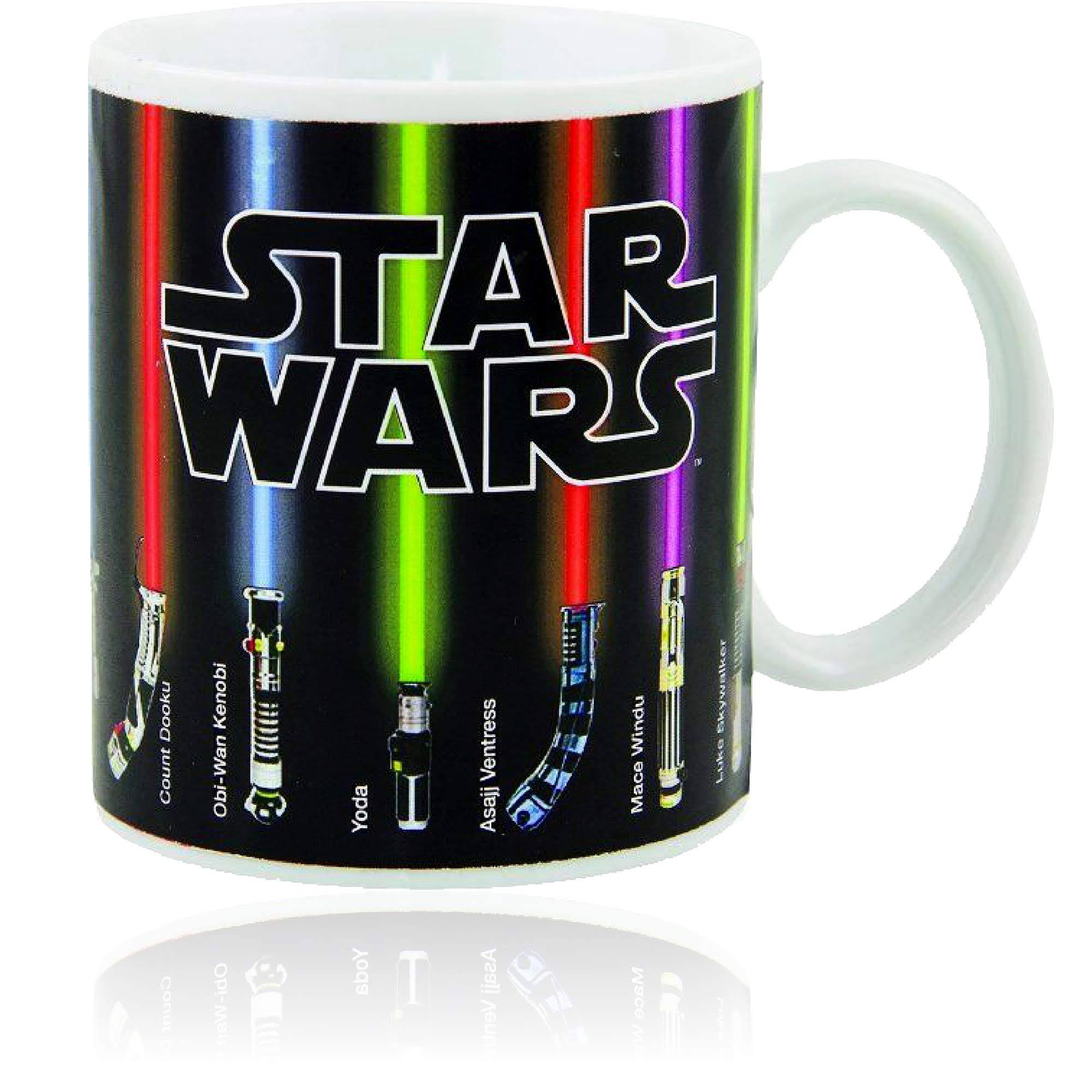 Star Wars Mug Lightsabers Appear with Heat 12 oz