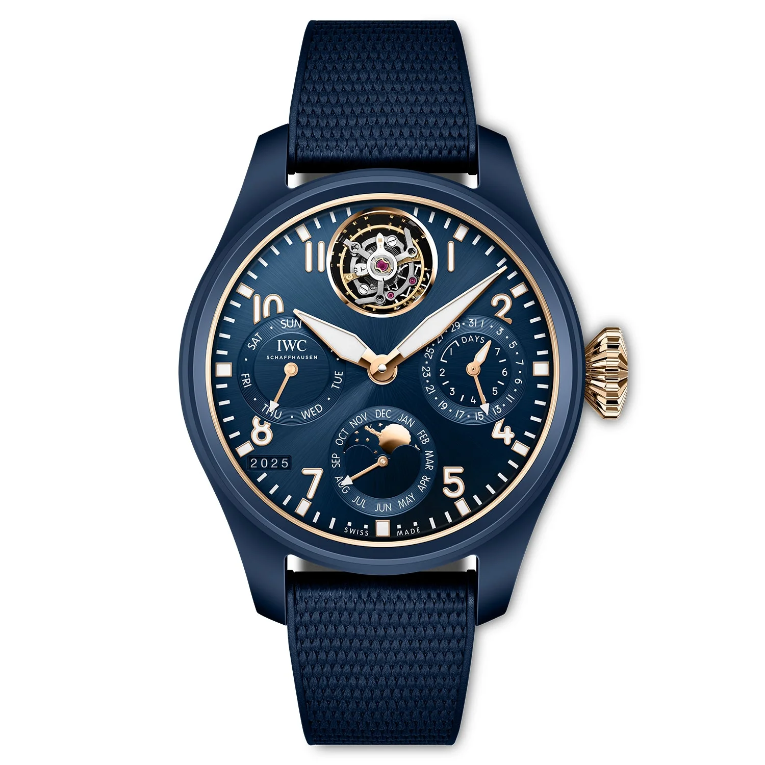 【Super Clone】IWC Big Pilot's Watch Perpetual Calendar Tourbillon 47mm IW504901