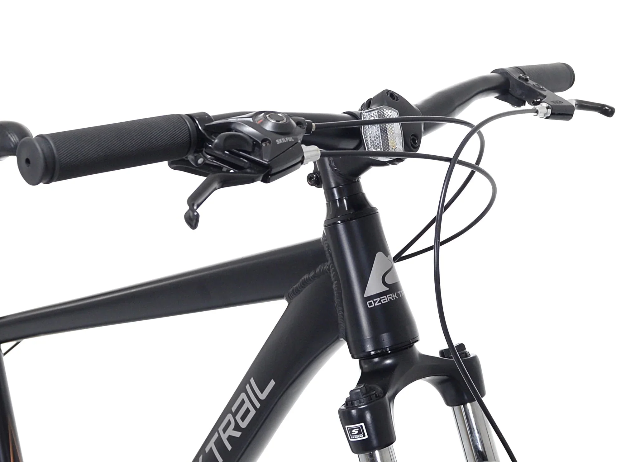 Ozark Trail 27.5 Vibe Mountain Bike, Medium Frame, Black, Adult, Unisex