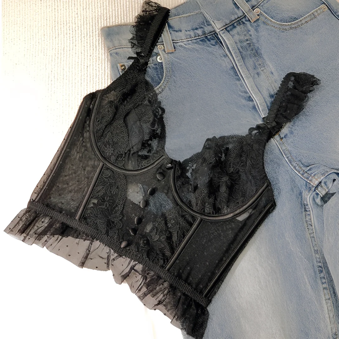 Rheana - Corset à motifs floraux