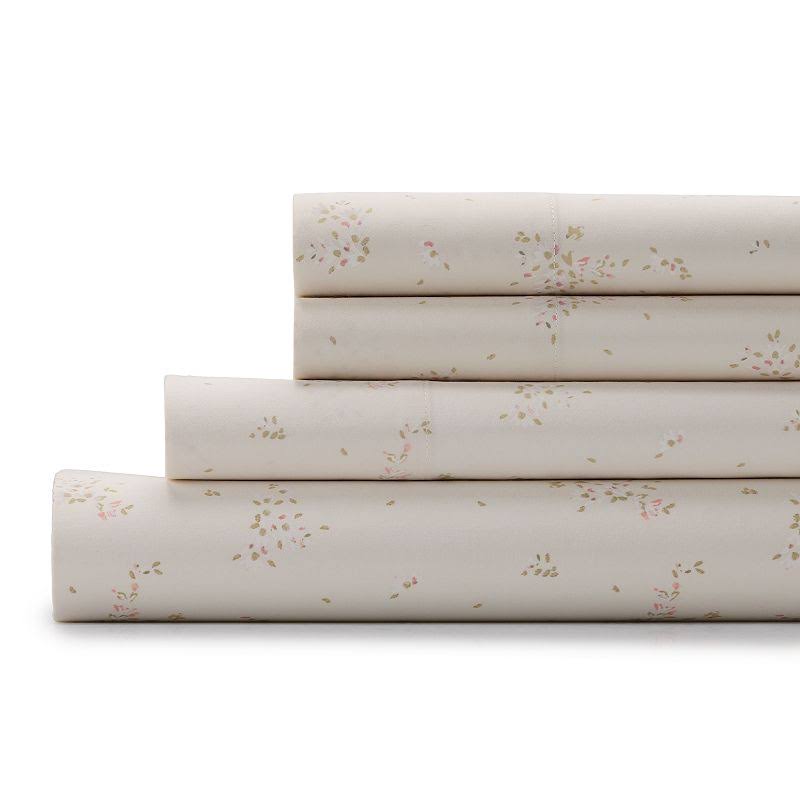 Sonoma Goods for Life The Easy Care 525 Thread Count Sheet Set or Pillowcases, Beige Over, Queen Set