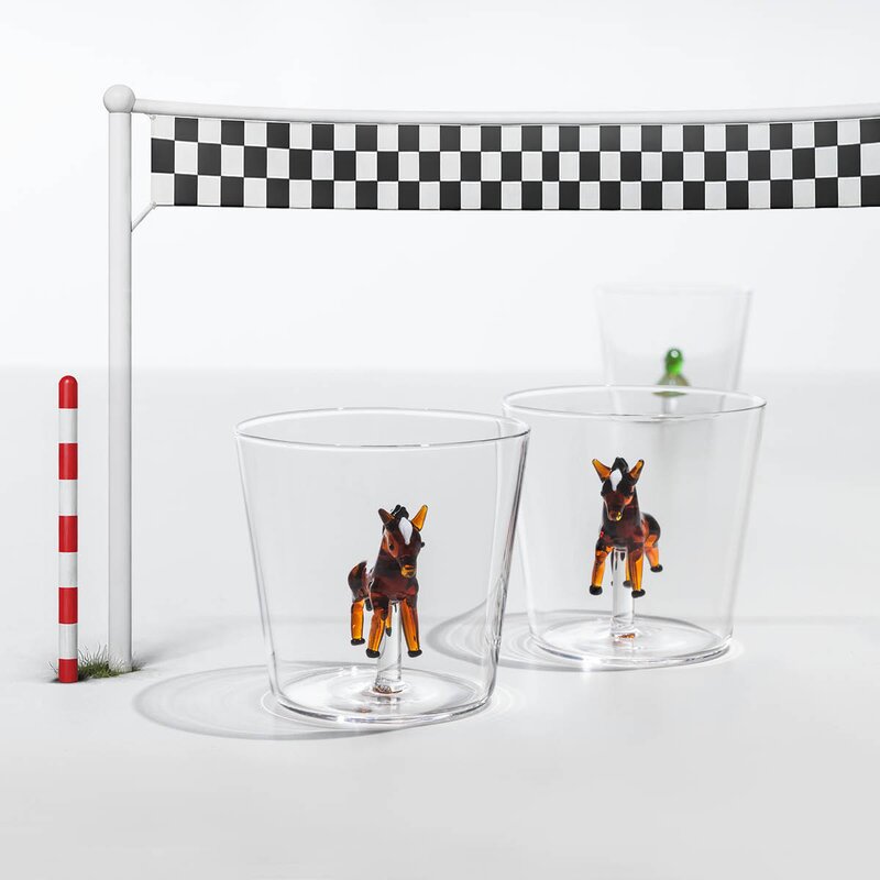 Animal Farm vannglass 35 cl hest