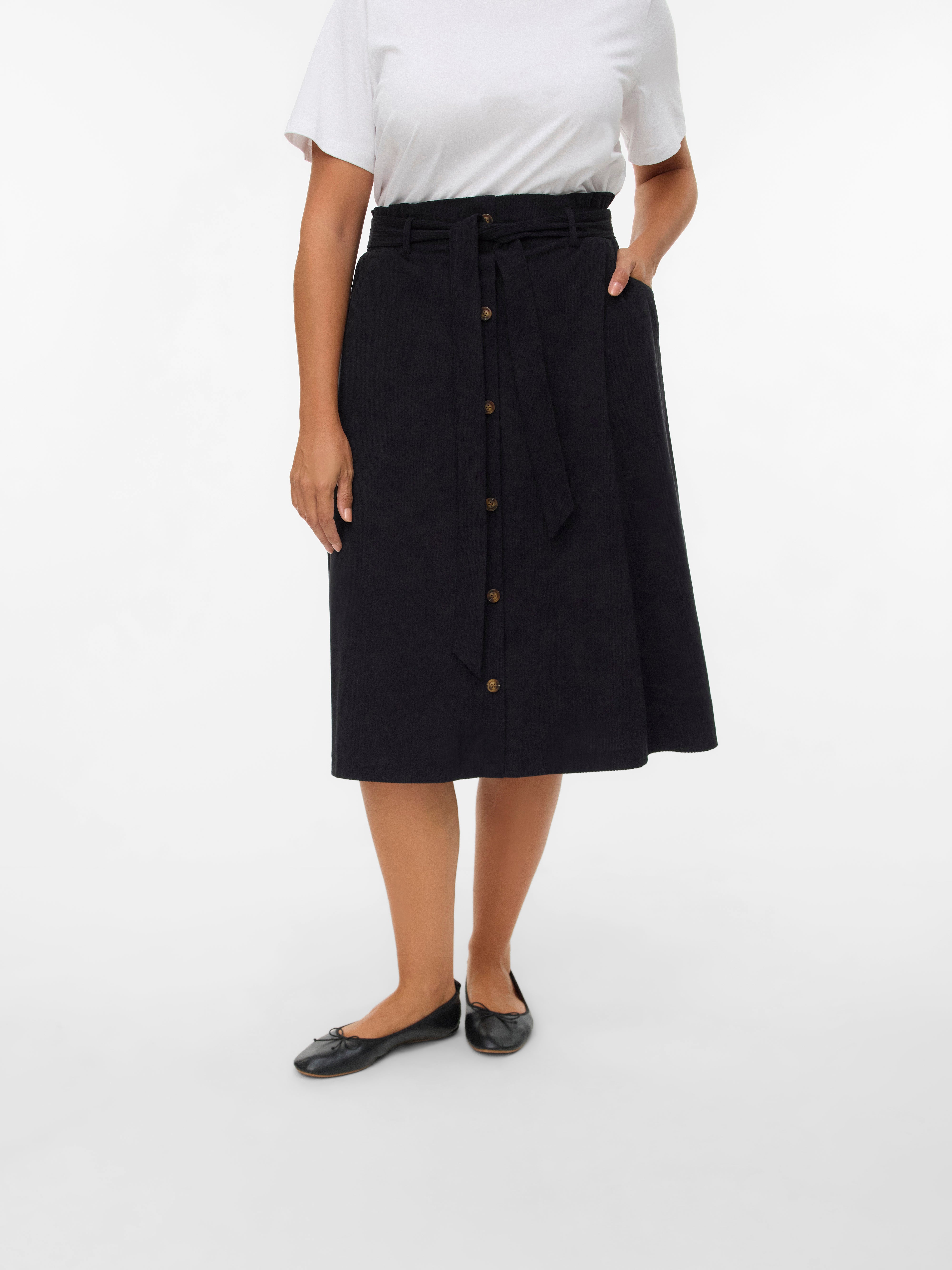 VERO MODA® VMVILJA Corduroy High waist Midi skirt