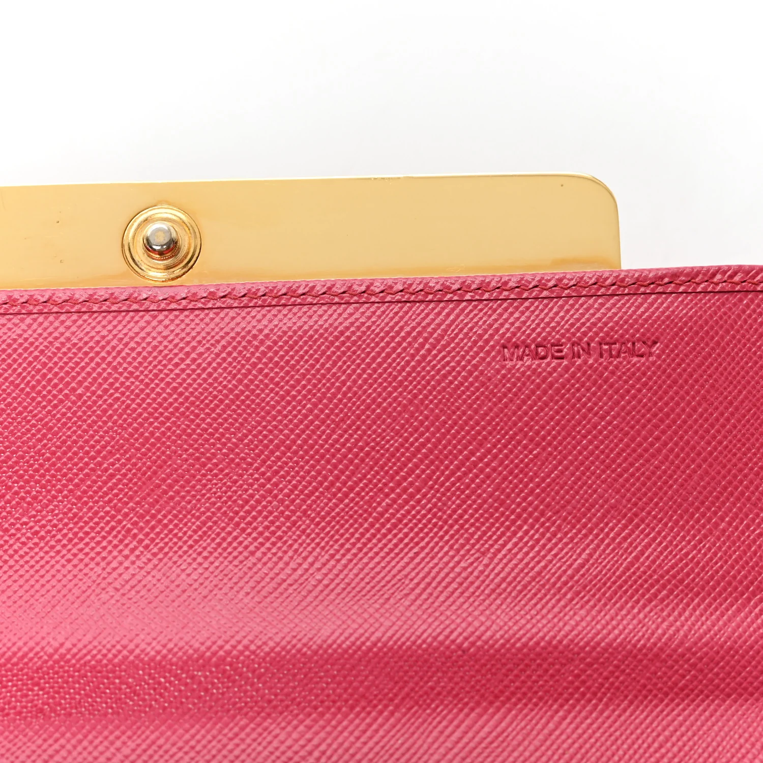 Saffiano Crystal Continental Flap Wallet Peonia