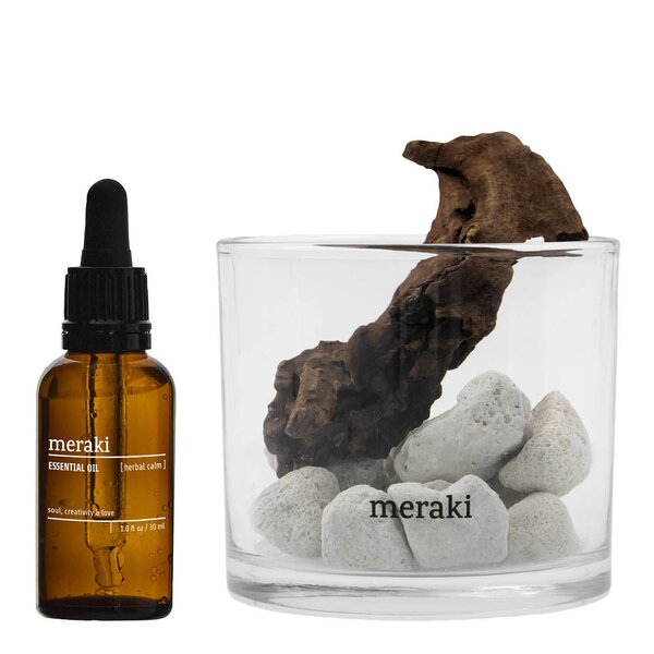 Lavastone & wood duftfrisker Herbal calm hvit 30 ml