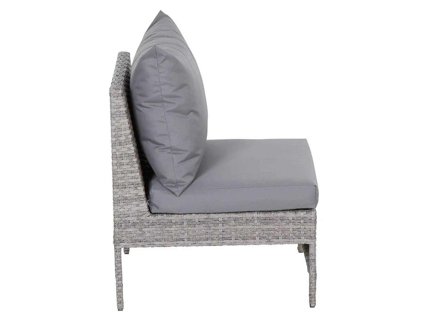 Gardamo Ensemble de jardin Vigo Lounge, 4 pices, gris
