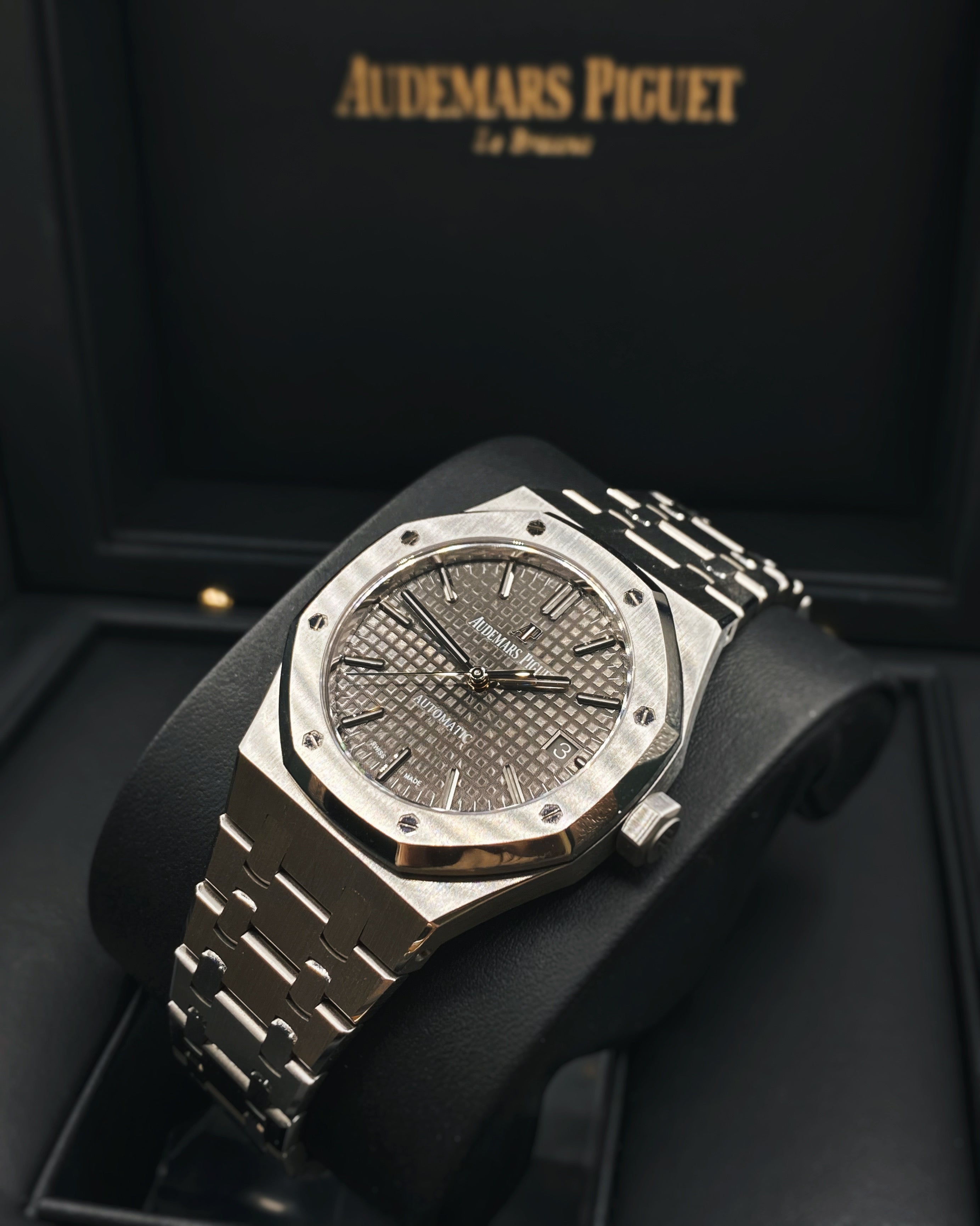 [Super Clone]Audemars Piguet Royal Oak Selfwinding, Grey dial, 37mm, Stainless steel, 15450ST.OO.1256ST.02