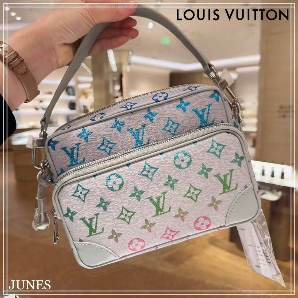 【目を惹くカラフルグラデ モノグラム/白】Louis Vuitton バッグ M13897