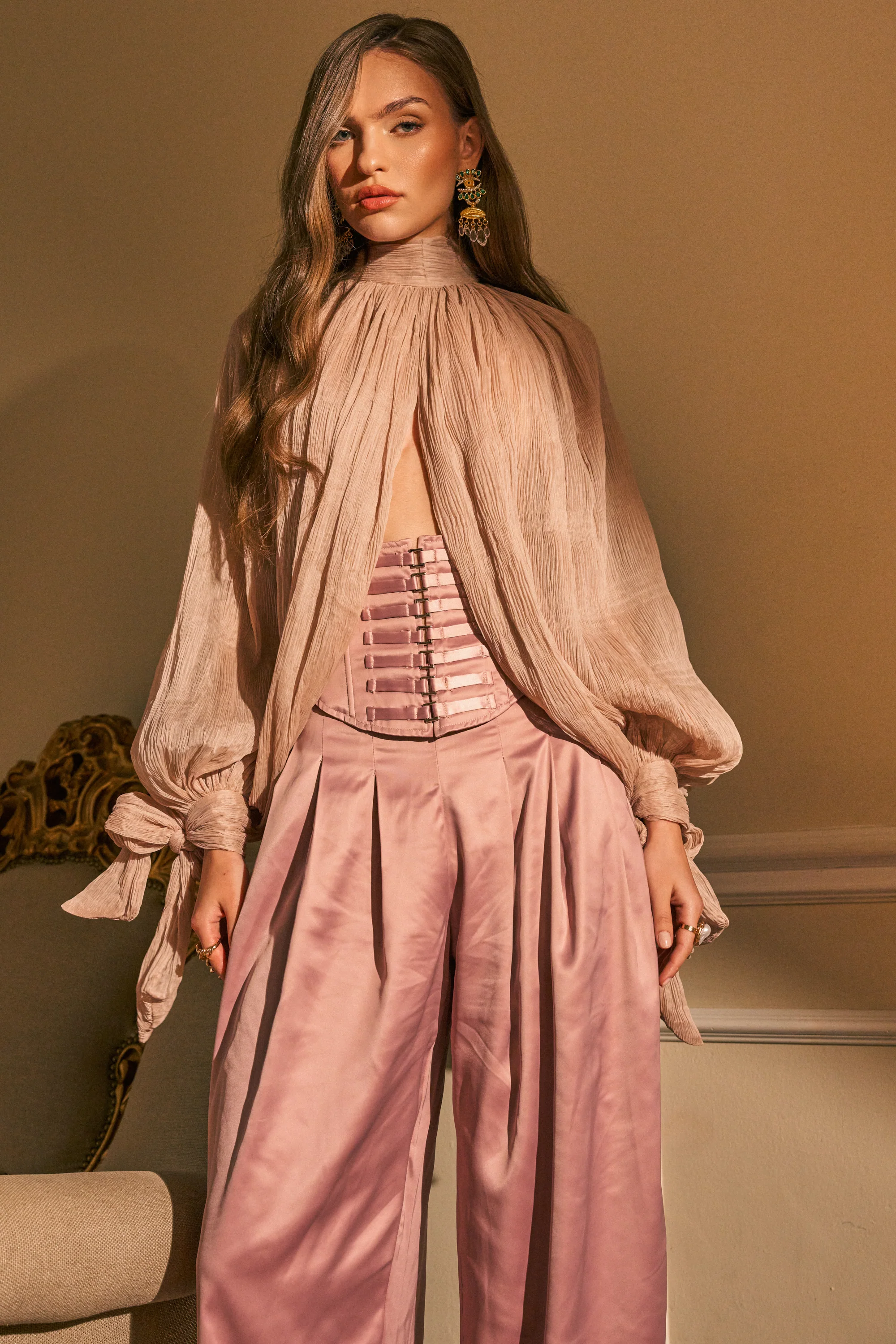 SOFT SEDUCTION CHIFFON BLOUSE - Akira Store