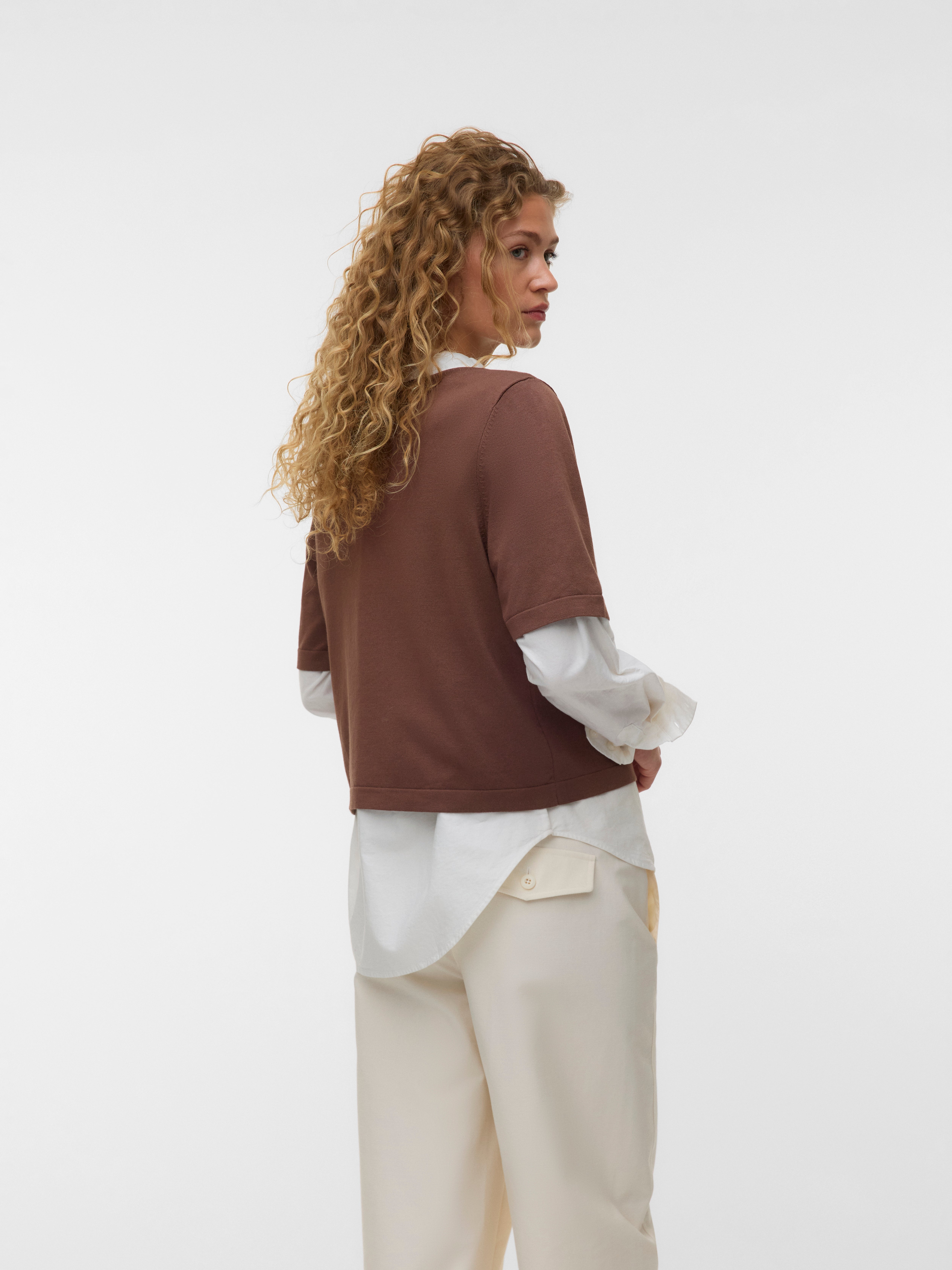 VERO MODA® VMSILJE Knitted pullover