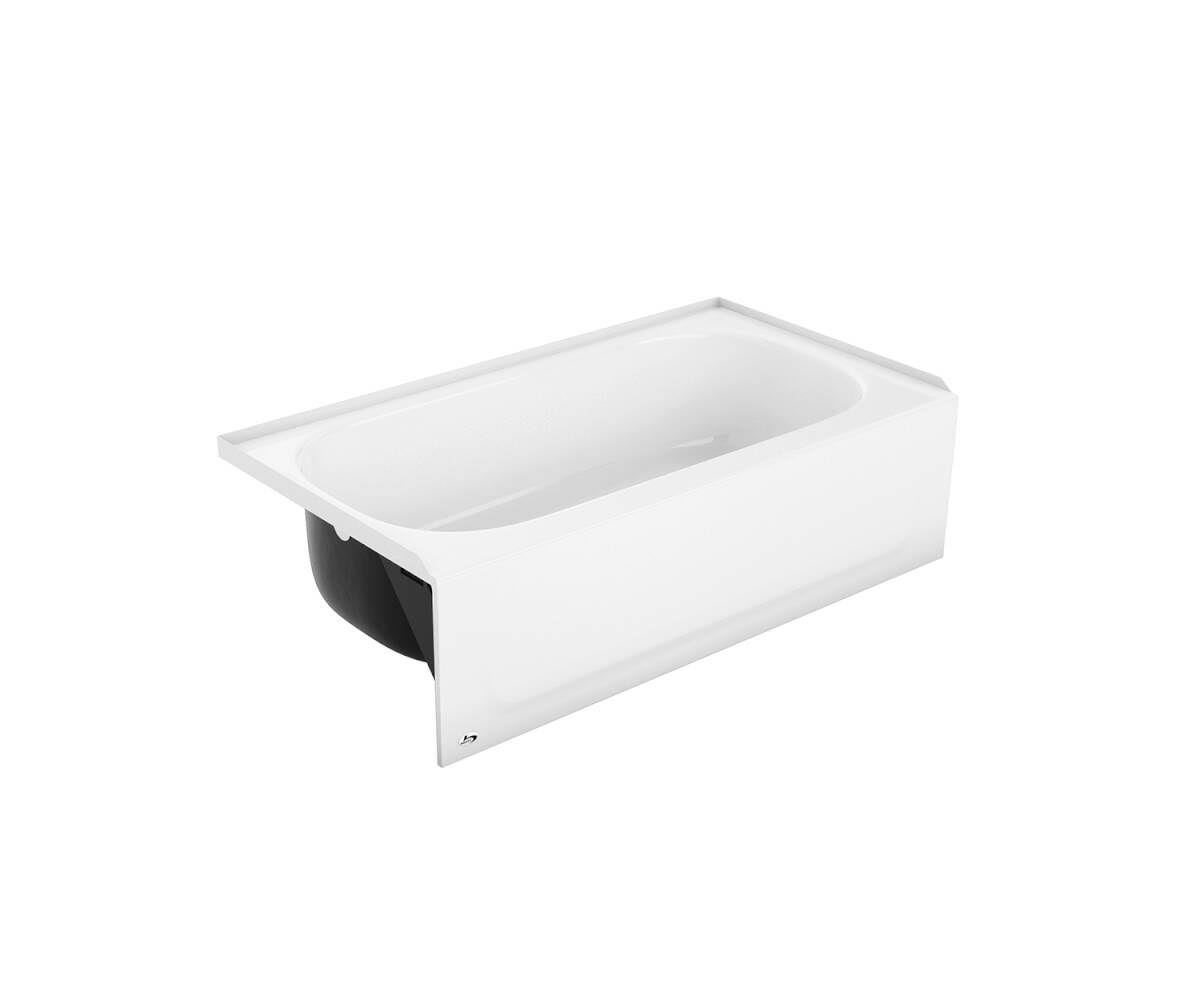 Bootz Kona Bathtub Right Drain White