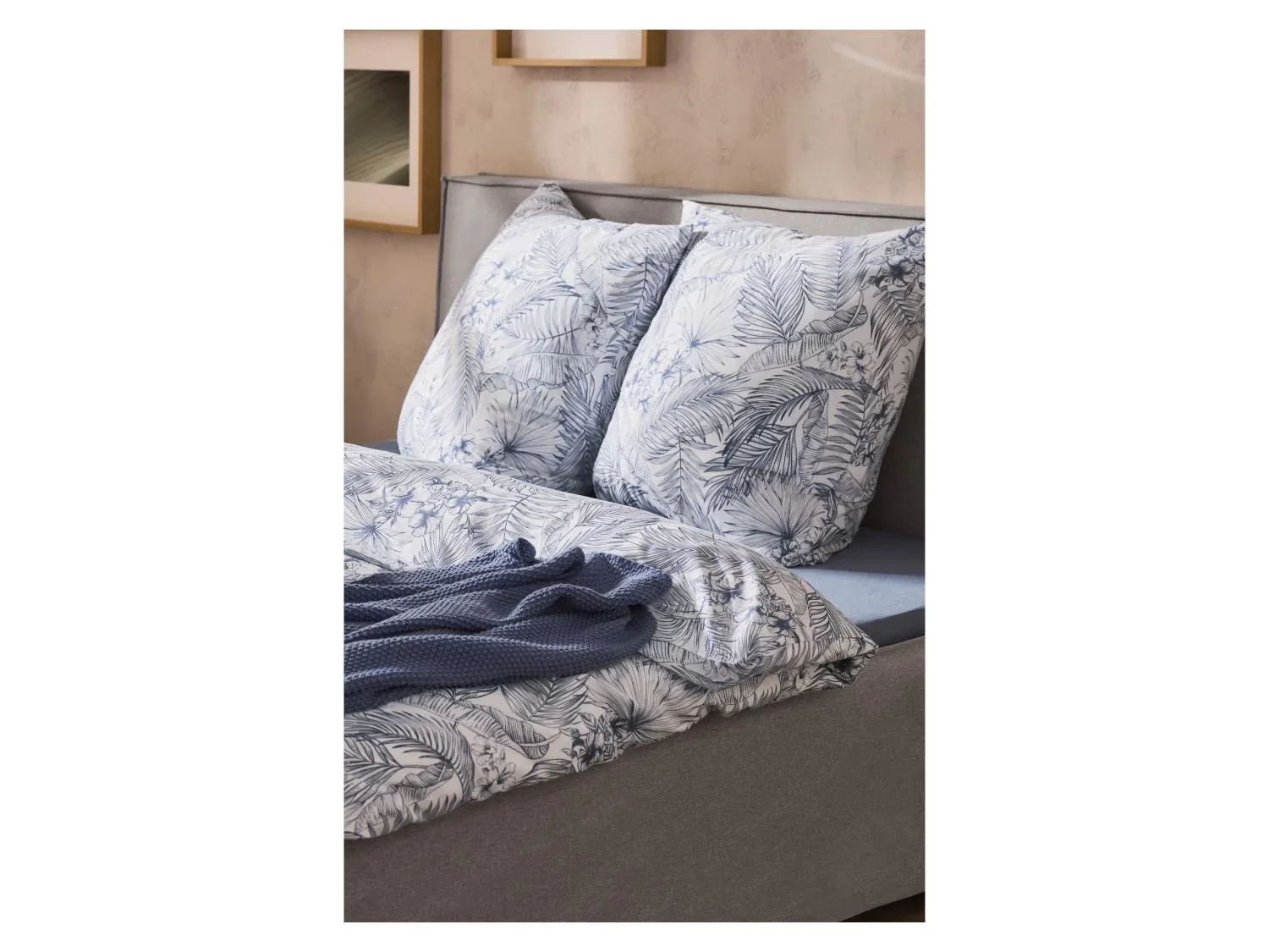 LIVARNO Parure de lit en coton mlang, 270 x 280