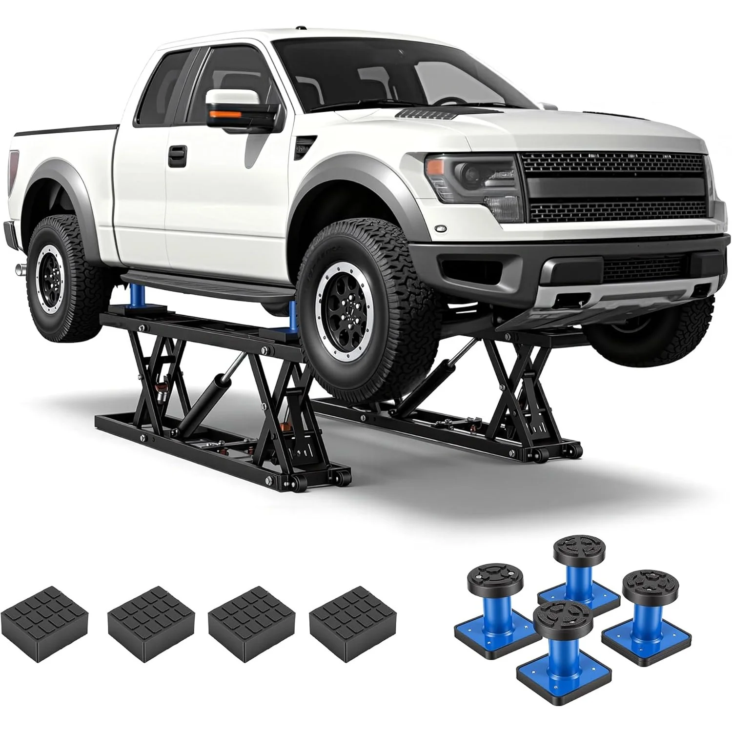 AECOJOY 7000 LBS Portable Car Lift for Home Garage, Heavy-Duty Hydraulic Quick Jack for Cars, SUVs & Light Trucks