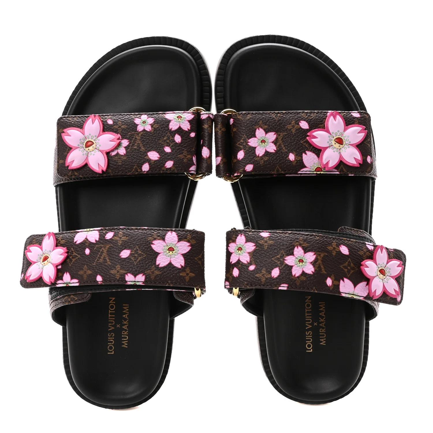 LV X TM Monogram LV Sunset Flat Comfort Mule 35 Sakura Brown