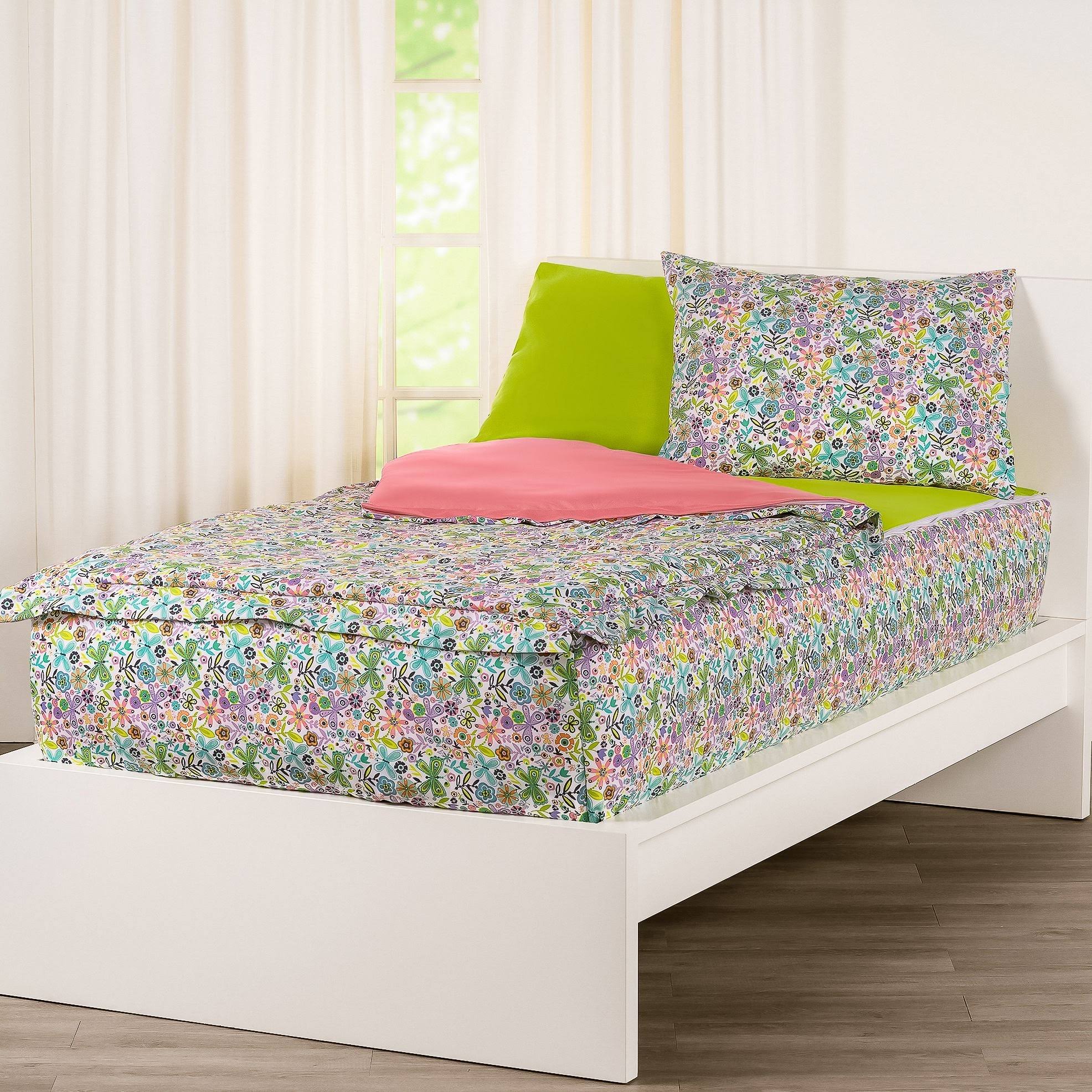 Siscovers Quiet Garden Bunkie Deluxe Zipper Bedding Set - Twin