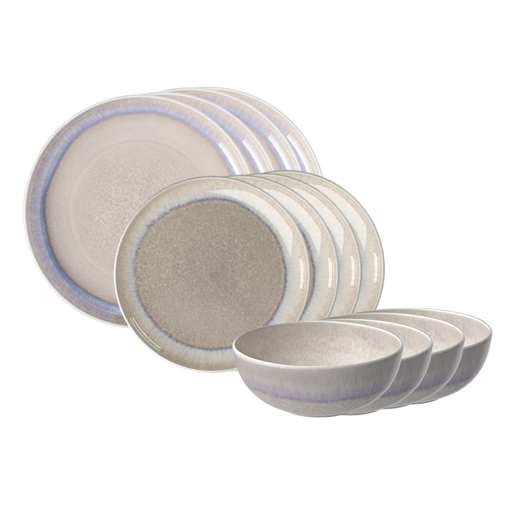 Perlemor Dinnerware set - Beige, Premium Porcelain