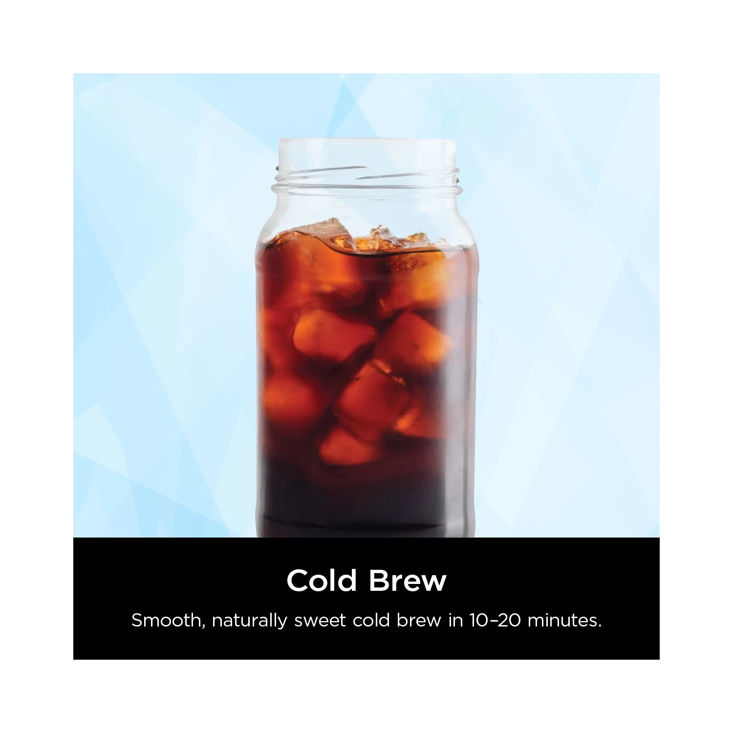 Hot Iced Coffee Maker, Single Serve to 10 Cup Carafe, Drip, Rapid Cold Brew, CM360 Black(Black) - Image 2