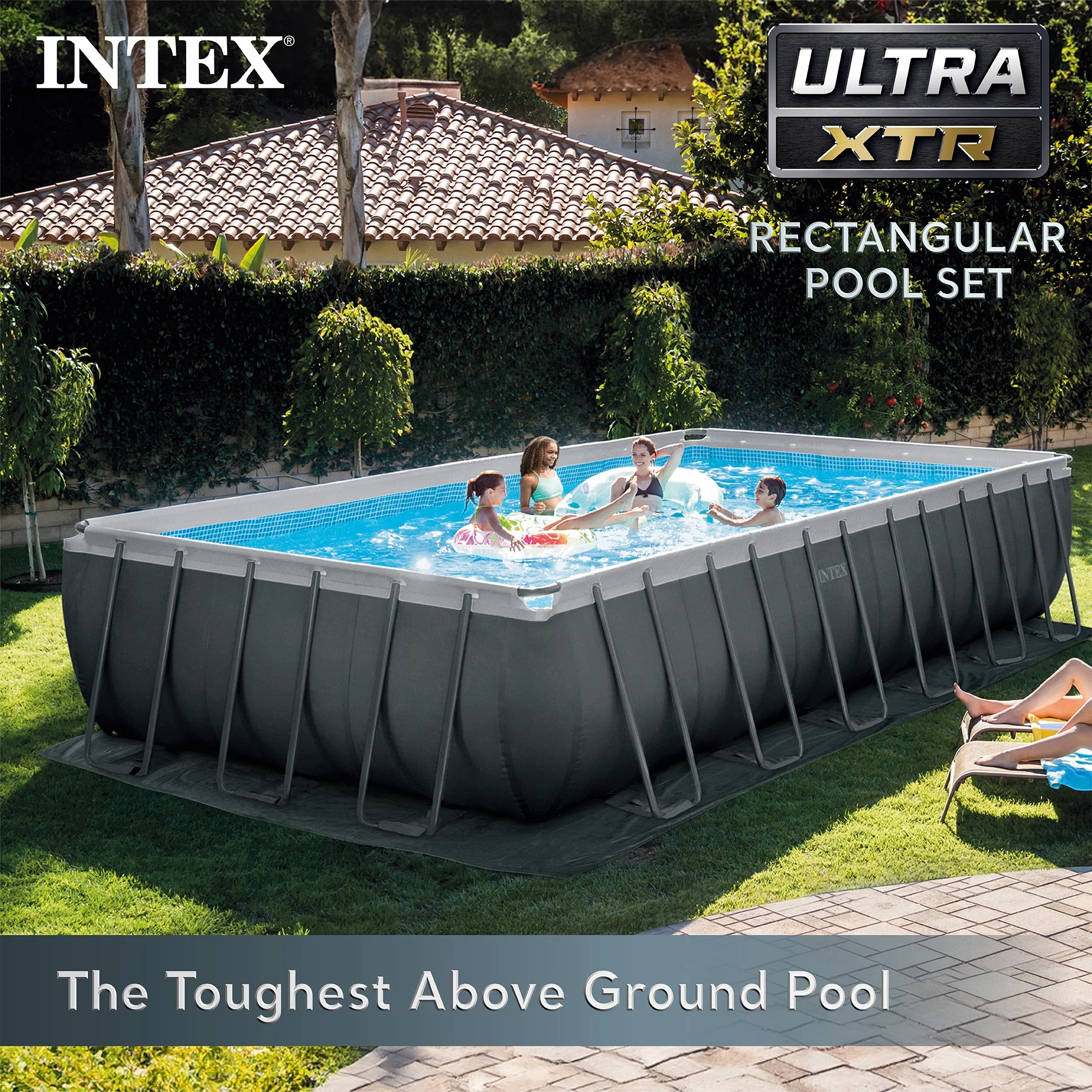 Ultra XTR 24' x 12' x 52" Above Ground Swimming Pool Set w/ Pump(Gray Sand Filter (24' x 12' x 52")) - Image 4