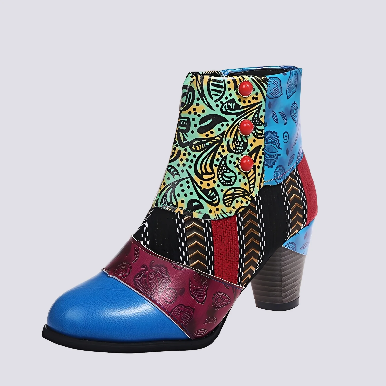 Emma - Bottes bohémiennes colorées