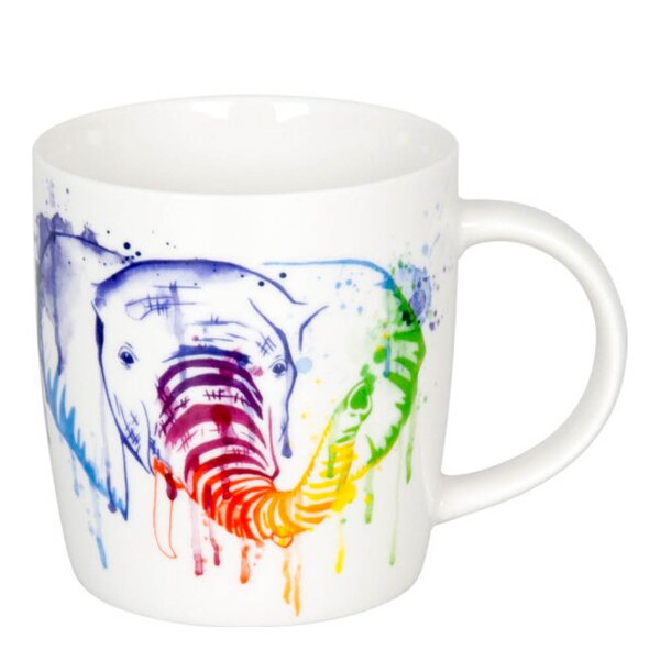 Watercoloured krus 40 cl Elefant