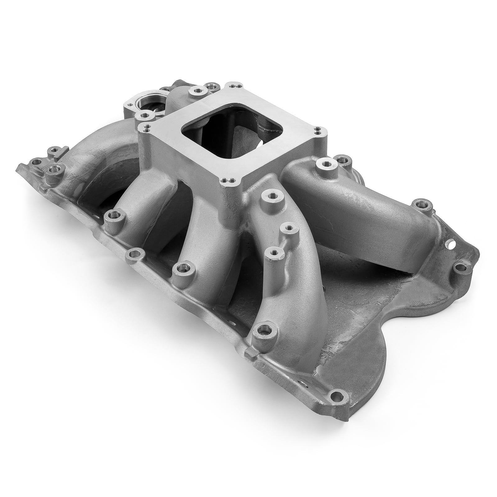 Speedmaster 1 - 147 - 100 Compatible with Ford 429 460 4150 Cobra Jet Ports Hirise Aluminum Intake Manifold [satin]