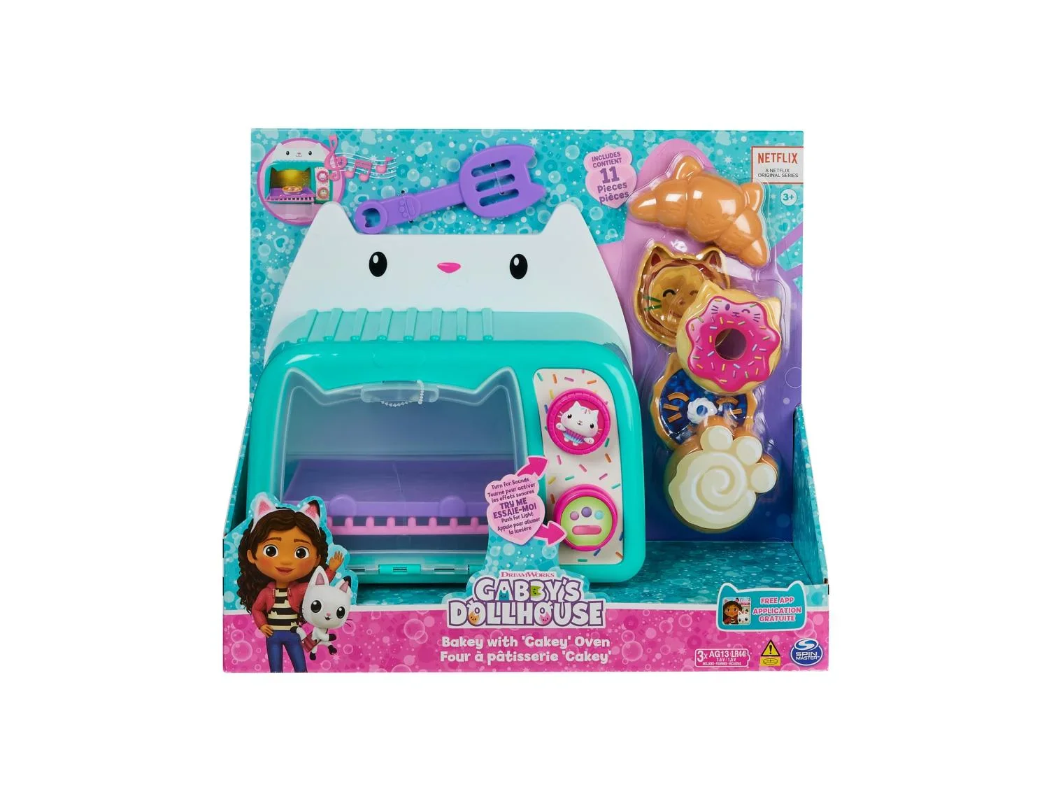 Gabbys Dollhouse Ensemble de jeu four  gteau