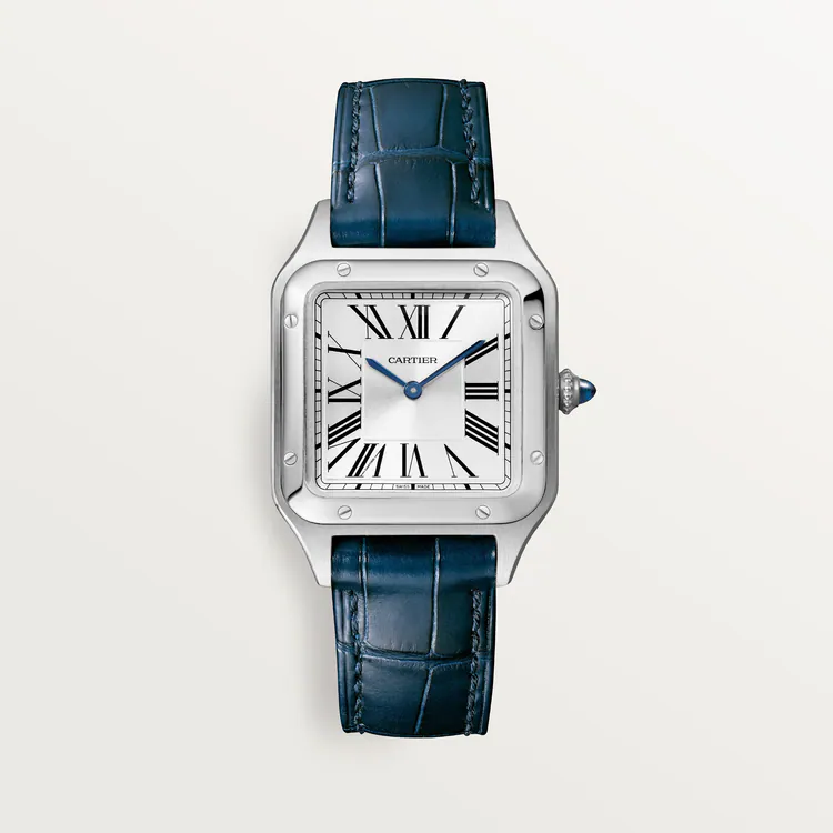 [Super Clone]SANTOS-DUMONT Blue Strap 38mm