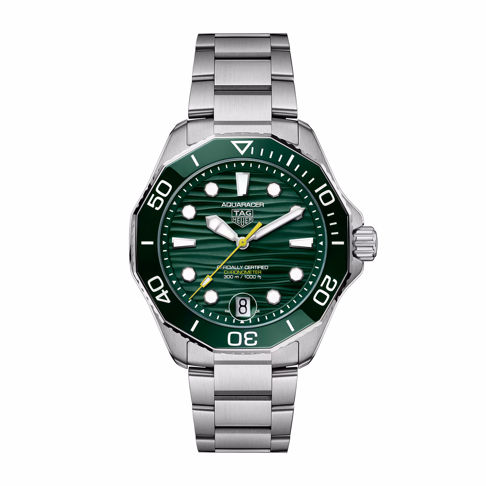 【Super Clone】TAG Heuer Aquaracer Professional 300 Date 42mm Mens Watch Green WBP5116.BA0013