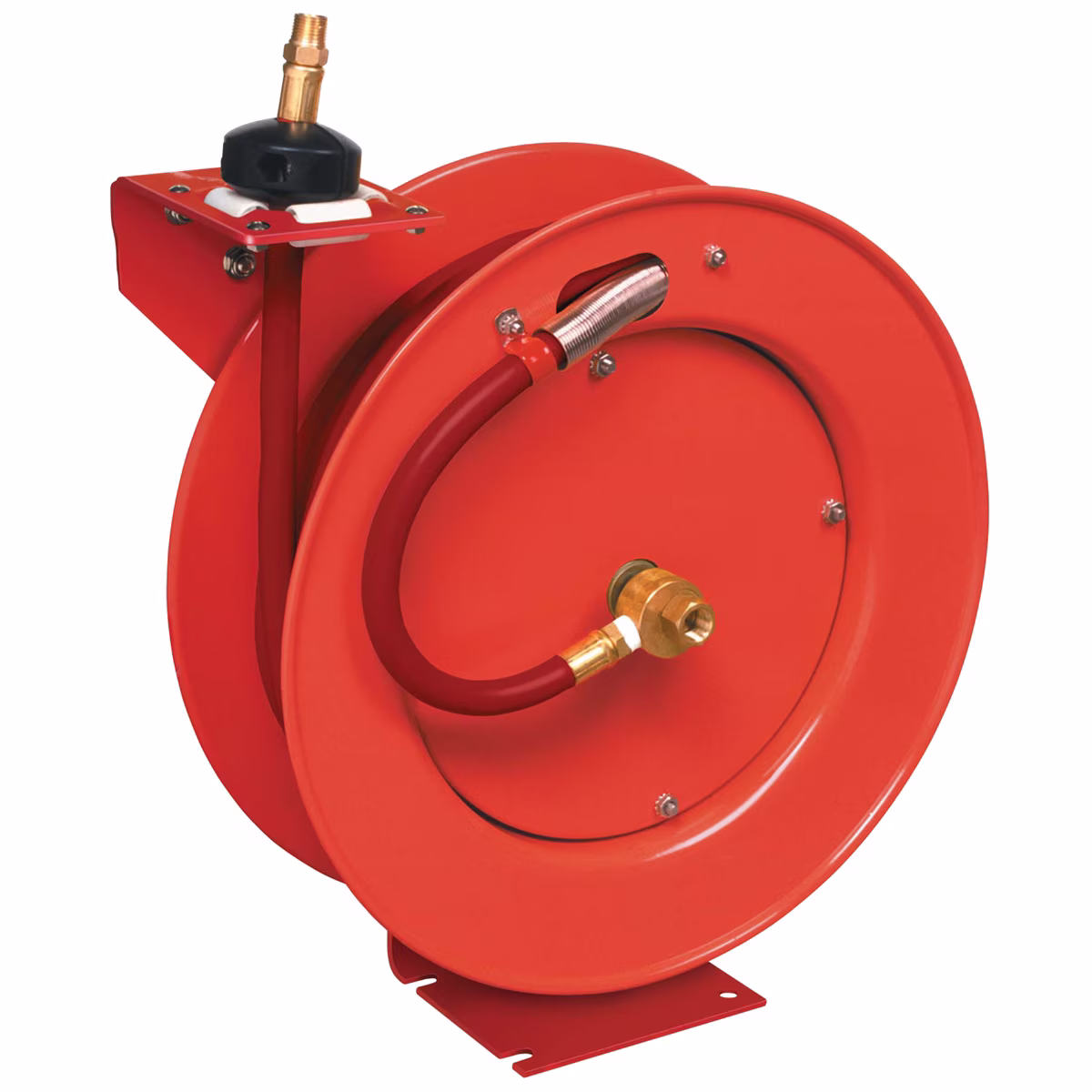 Lincoln 83754 Value Series Air and Water 50' x 1/2 Retractable Hose Reel