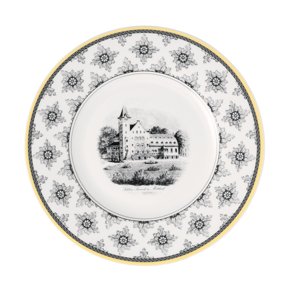 Audun Salad/ Dessert Plate - Multi-colored, 8.6'' x 8.6''