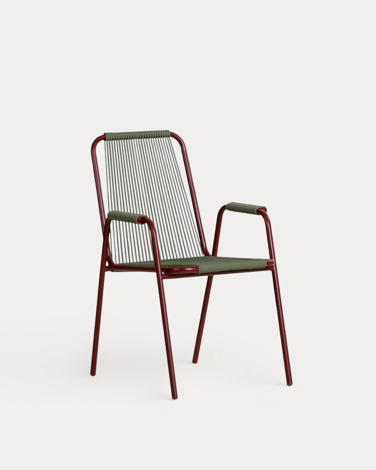 Mayailer - Silla de Exterior con Reposabrazos de Metal y Cuerda Mayailer