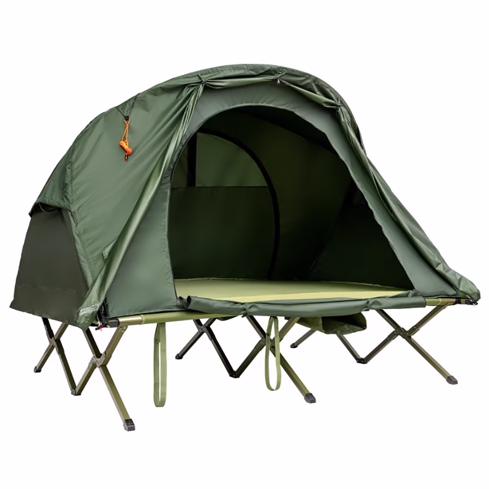Tent, Waterproof Tents,Camping Hiking Tents,2-Person Outdoor Camping Tent with External Cover-Green(Green)