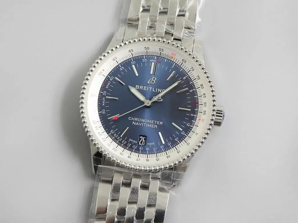 Breitling Navitimer Automatic 38 A17325211C1A1 KOR Factory Stainless Steel Strap