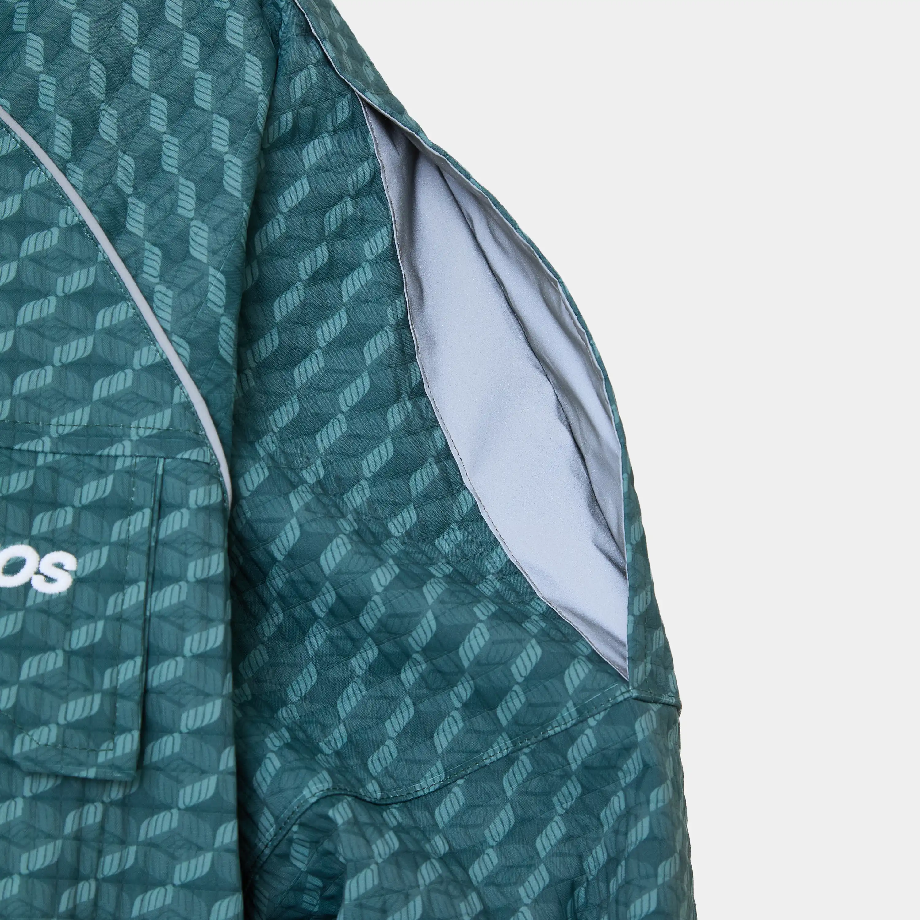 Echo Forest Grid Windbreaker